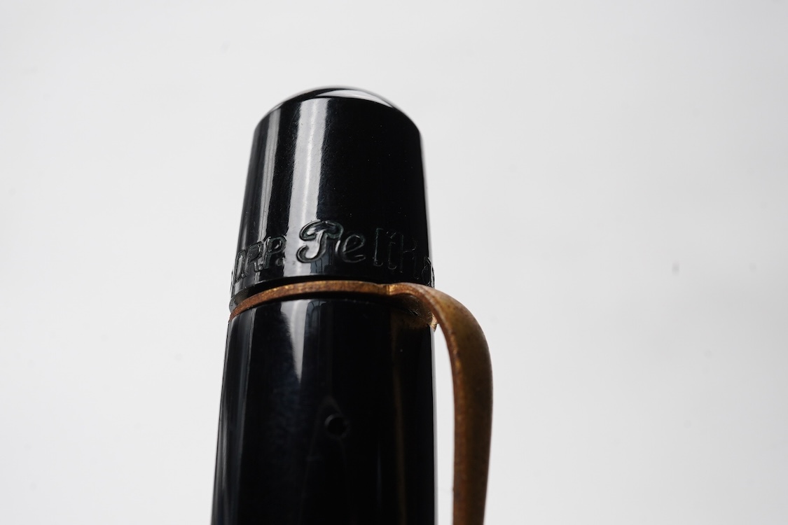 A Pelikan 100N fountain pen fitted with a 14ct. gold Pelkan nib